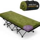 3in 100% Memory Foam Camping Mattress Pad, Roomier 75" Long Cot Mat