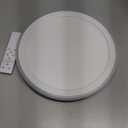 BLNAN Smart RGB LED Flush Mount Ceiling Light with Remote, 13 Inch 24W Dimmable Color Changing Low Profile Wired White Fixture, Works with Alexa Google Home App for Bedroom Living Kids Room Party