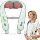 Snailax Cordless Neck Massager with Heat, Shiatsu Neck Shoulder Massager for Pain Relief Deep Tissue, 4D Kneading Back Massager Pillow, Rechargable Portable Massager, Gifts/Presents for Women, Men