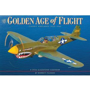 Gladstone Media, Golden Age of Flight 2026 Large Wall Calendar