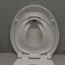 Jool Baby Quick Flip Toilet Seat with Built-in Potty & Splash Guard for Toddler Training, Slow Close (Elongated)