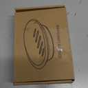 LEVERLOC Soap Holder Dish with Hooks for Shower, Bar Suction Cup Soap Tray Wall Mounted, Rustproof Stainless Steel Sponge Holder Caddy for Bathroom Bathtub Kitchen Sink, White (1 Tire)