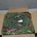 26 Inch Pine Wreath Christmas Wreaths for Front Door Real Touch Norfolk Pine Wreath Large Artificial Green Wreaths for Walls Windows Mantle Indoor Outdoor Home Decor with Red Berries Xmas Decorations