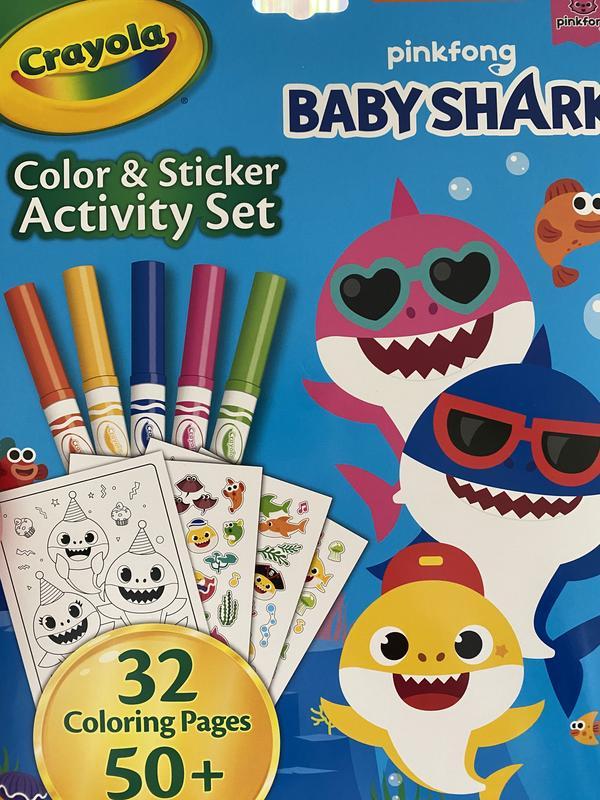 Crayola Color and Sticker Activity Set - Baby Shark 