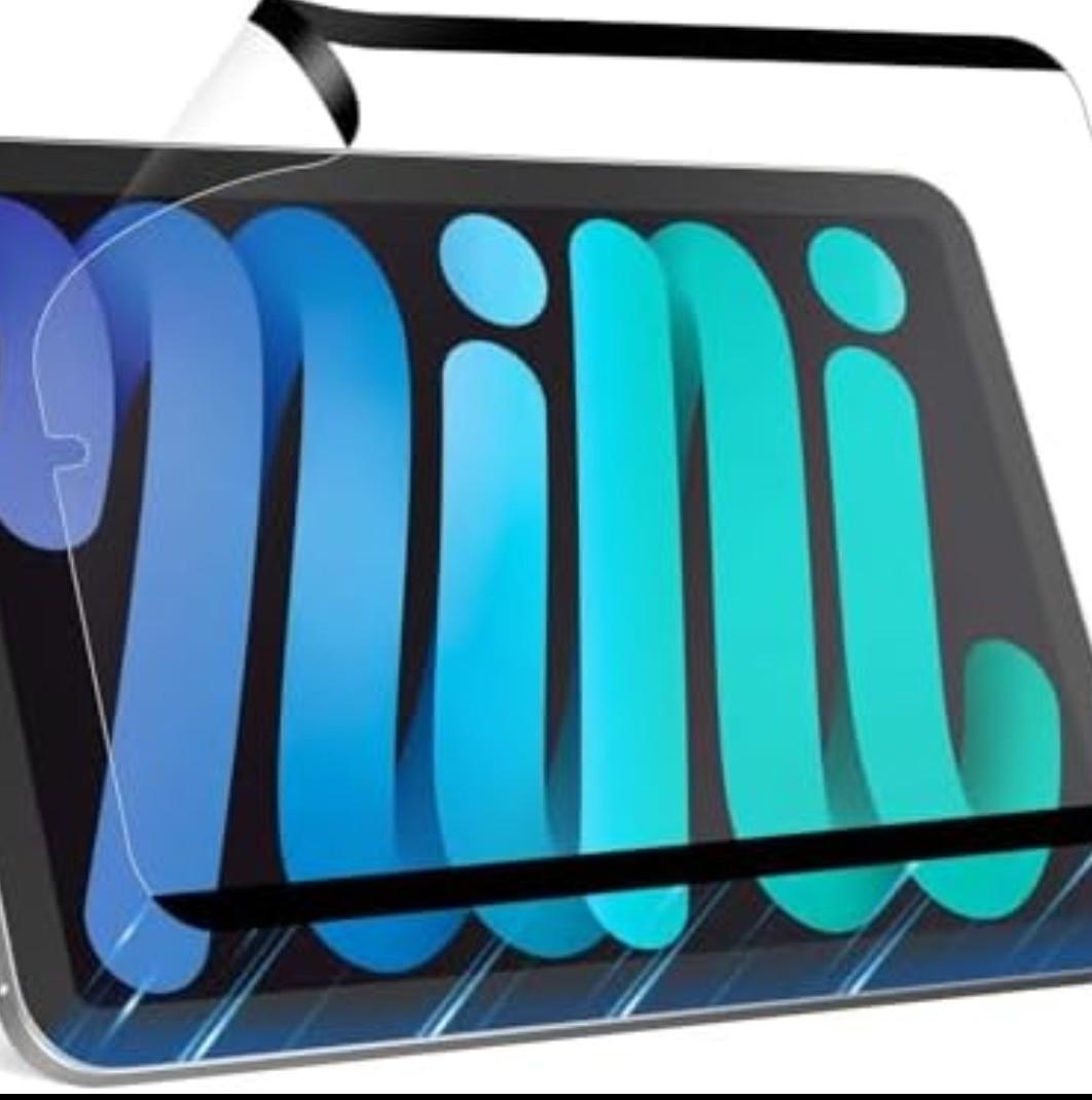 FOJOJO Magnetic Paper Screen Protector for iPad Mini 7 2024 (A17 Pro) & iPad Mini 6 8.3 Inch,Detachable and Reusable Nano Adsorption High Sensitive Anti Glare Matte Film for Note-Taking,Drawing, Art