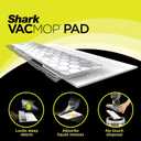 Shark VACMOP Disposable Hard Floor Pad Refills, Compatible with VM252 & VM180, No-Touch Disposal, for use on All Sealed Floors - Stone, Hardwood, Laminate & Tile, (32 Count Total), VMP32
