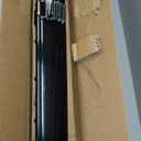 Metal Fence Post 3 Feet Black, Pack of 15, T Posts for Wire Fence, No Dig Steel U Posts Fencing for Lawn Garden Wire Mesh Fence Poles Sign Outdoor Light Duty