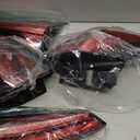 Nakkaa 4pcs Left & Right Tail Lights Assembly Compatible with RA- V Four 2016-2018 Outer Inner Halogen Rear Brake Lamp TO2804133 TO2805128 TO2802133 TO2803133