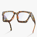 livho Oversized up to 99% Blue Light Blocking Glasses for Woman - Rectangle Fashion Glasses for Computer, Chic Preppy Frame