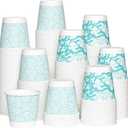 JOLLY CHEF 3 oz Disposable Bathroom Mouthwash Cups 300 Pack, Small Mini Paper Cups for Thanksgiving, Christmas, Parties
