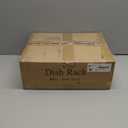 SNTD Dish Drying Rack, Expandable Dish Rack for Kitchen Counter, Stainless Steel Dish Drainer with Drainboard Set and Utensil Holder (Black)