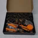 Pumpkin Carving Kit, 21 Pcs Stainless Steel Pumpkin Carving Stencils with 4 Halloween Carving Tools, Easy Safe and Durable for Kids Adults