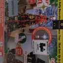 Superstar Santa Pop-Up Christmas Tree, 7FT, Pre-Lit w/ 200 LED Lights, AS SEEN ON TV, Santa Topper Projects North Star, Opens Instantly, Fully Decorated, 7 Colors, 32 Modes w/Remote, Stores Flat