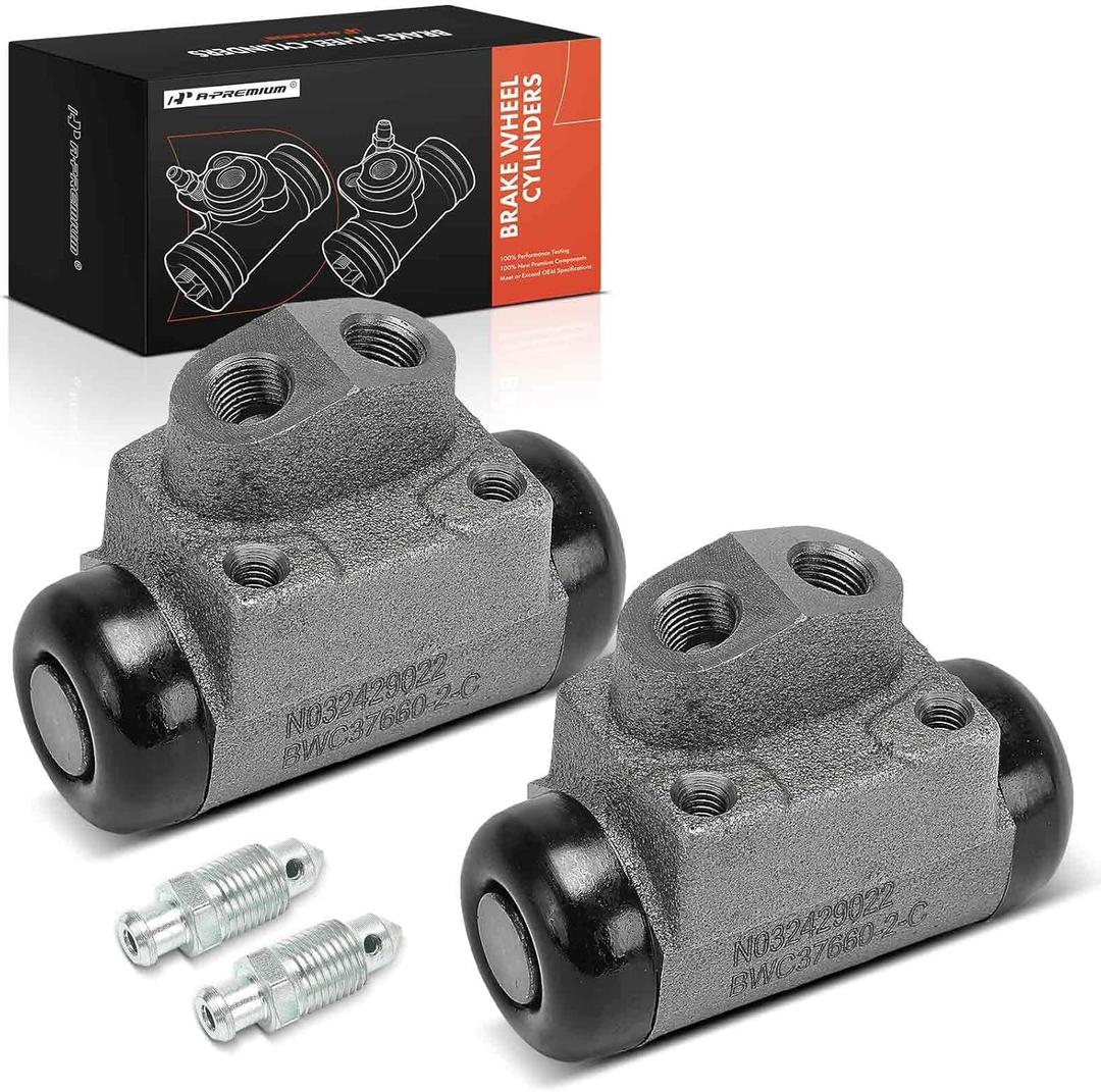 A-Premium Rear Drum Brake Wheel Cylinder Compatible with Ford, Hyundai and Merkur Models - Focus 2000-2011, Stellar 1985-1987, XR4Ti 1985-1989 - Driver and Passenger Side