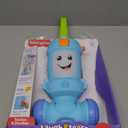 Fisher-Price Toddler Toy Laugh & Learn Light-Up Learning Vacuum Musical Push Along for Pretend Play Infants Ages 1+ Years