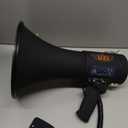 Uzi High Power Loud Big Bluetooth Megaphone 50W, Professional Bullhorn Megaphone Used by First Responders, Police & Agencies, Rechargeable Battery, PA System, Outdoor Activitie