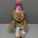Birthday Teddy Bear Stuffed Animal ,Teddy Bear with Hat  Girls, Cute Sport Bear Plushies Toy Gift for Birthday Party