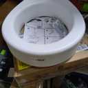 Carex Toilet Seat Riser, Adds 5 Inches of Height, Elevated and Raised Toilet Seat with 300 lbs Capacity, Standard Riser for Elderly and Handicap, Universal, Slip-Resistant, White