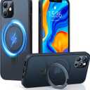 TORRAS Magnetic UPRO Ostand Designed for iPhone 12 Case iPhone 12 Pro Case, Compatible with Magsafe, iPhone 12 Phone Case with Stand, MIL Grade Shockproof Back Slim Protective 12 Pro Phone Case, Black