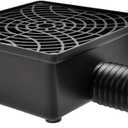 Gutter Downspout Catch Basin, Upgraded Version 12"x12" Catch Basin Gutter Downspout Extensions with 3.1" OD Flexible Pipe, Rainwater Downspout Diverter, Pipe Stretched Length 6.7ft