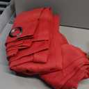 Set of 2 Jeannie Blackout Curtain Panels, Energy Saving, Blocks Noise (Red, 63" Long) (54"W x 84"L (Pack of 2))