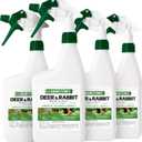 Liquid Fence Deer And Rabbit Repellent Ready-To-Use, Apply Year-Round, 32 Ounces, 4 Pack