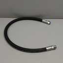 Autovo 26711-12-12-RW Hydraulic Hose Swivel Assembly 3/4 Hydraulic Hose with Female JIC X Female JIC, 48IN, 3118 psi, black