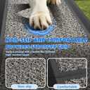 Dog Ramp for Car 71" L x 17" W, Foldable Pet Ramp for Large Dogs with Non-Slip Rug Surface, Portable Dog Car Ramp for SUV, Truck & Vehicle, Heavy-Duty Aluminum Pet Loading Ramp Supports 250 lbs