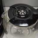 Mueller 12-Cup Drip Coffee Maker - Borosilicate Carafe, Auto-Off, Reusable Filter, Anti-Drip, Keep-Warm Function, Clear Water Level Window Coffee Machine, Kitchen Essentials & Accessories (Black)