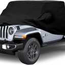 YIXIN Waterproof Car Cover for Jeep Gladiator 2020 2021 2022-2026 Car Cover 190T Covers Custom Fit 100% Waterproof Windproof Strap & Double Door Zipper Up to 190 L (2020-2026)