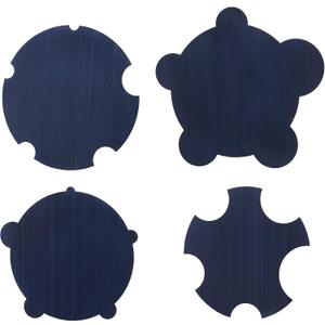 Pack of 4 Cabinet Scraper Card Set (4, 2Concave+2Convex)