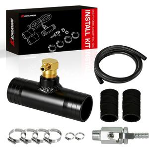 Gravity Fueled Auxiliary Fuel Tank Install Kit 11025 | Compatible with Rds Auxiliary Fuel Tank & Compatible with Newer Models with 1½" Fill Line