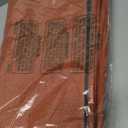 chakme Bathroom Rugs Mat 36x24, Ultra Thin Non Slip Bath Mat Large Quick Dry Absorbent Bath Mat for Bathroom (Orange, 36"x24")