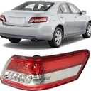 Passenger Side Outer Tail Light Replacement for Toyota Camry 2010 2011 Rear Brake Tail Light Lamp Assembly RH Right Side 8155006340 TO2805106