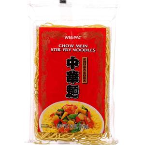 Welpac Chow Mein Stir-Fry Noodles, 6 Ounce (Pack of 12) (EXP 04/08/27)