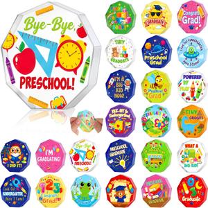 Liliaafar 24 Pcs 2026 Preschool Graduation Gifts for Kids, Acrylic Graduation Awards Bulk Preschool Classroom Gifts for Kids Girls Boys Students Congrats Grad Party Favor Goodie Bags Stuffers