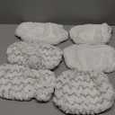 BettaWell Steam Mop Refill Pads Compatible with Bissell 1252 1606670 1543 1652 1132M 1530 11326 Symphony Hard Floor Vacuum Steam Cleaner Series (Pack of 6)