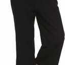 LNX Womens Linen Capri Pants Wide Leg High Waisted Drawstring Casual Cropped Pants with Pockets (XX-Large, Black)