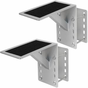 MECTL Frame Mounted Trailer Step,Boat Trailer Step,Supports up to 300 lbs,Non-Slip Surface (Silvery, 2 Pack)
