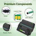 greencycle 42X Toner Compatible Replacement for HP 42X Black Toner Cartridge Q5942X 38A Q1338A Use for 4250 4250dtn 4250dtnsl 4250n 4250tn 4350 4350dtn 4350dtnsl 4350n 4350tn Printer(1pack)