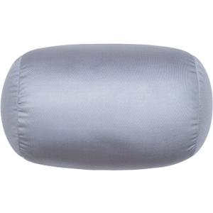 Squish Bean Bed Microbead Pillow Bolster Tube Body Pillow Smooth Cool Touch Fabric Neck & Back Support Throw Travel Pillow Fun Colors (Dark Gray)