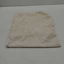 EMEMA Throw Pillow Covers Corduroy Decorative Soft Striped Square Cushion Covers Spring Pillowcases for Couch Sofa Bedroom Chair Car 16x16 Inch Pack of 2, Cream White