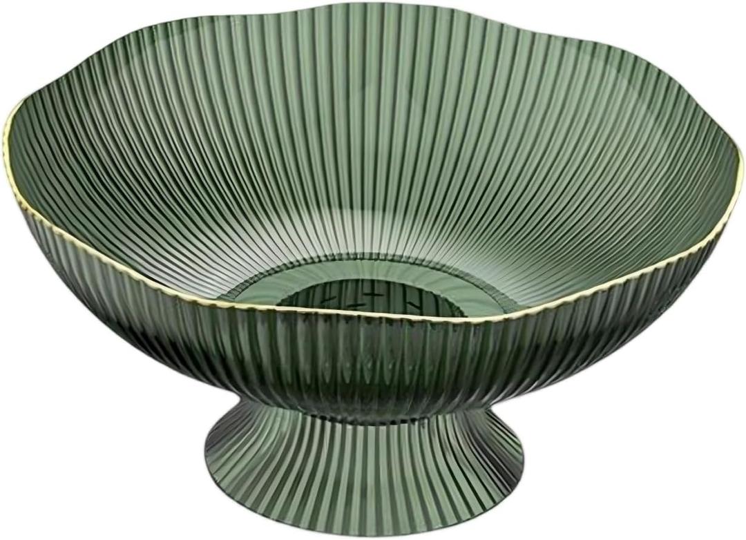 Cute Fruit Bowl - Decorative Plastic Bowls for Kitchen & Dining Table, Versatile Centerpiece Display for Fruits, Snacks, Home Decor