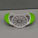 SCHVUBENR Apple Slicer and Corer - 4.72 Inch Stainless Steel Apple Cutter with 16 Sharp Blades - Professional Apple Divider Tool for Quick Slices - Easy to Use & Clean - Slice Fruits with Ease 