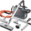Hoover Commercial PortaPower Lightweight Canister Vacuum Cleaner, Bagged Canister Vac with Attachments, 2-in-1 Vac and Blower, Corded Vacuum Cleaners for Commercial Use