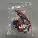 Dog Socks Christmas Non-Skid Pet Socks Paw Protector Slipper Socks Knit Dog Boots 4 Pcs Dog Paws Slipper Socks, Red Grey 