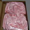 3 Pcs 2 ft Large Pink Bow Decorations Big Satin Bows Hanging Wall Decors for Wedding Coquette Birthday Backdrop Bridal Shower Bachelorette Room Fireplace Party Supplies