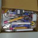 24 Back to School Gifts Bulk, 12 Pens & 12 Keychains with Cards