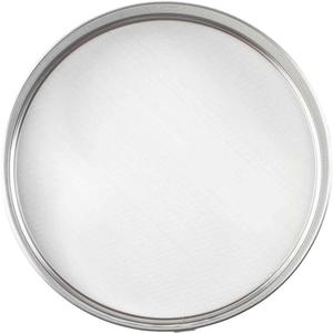 Tablecraft Fine Mesh Sieve Strainer, 12-Inch Round Ultra-Fine Stainless Steel Flour Filtering, Comfortable Handle, Baking, Food Prep and Cooking Tool for Foodservice, Restaurant and Home Use, 2" Deep