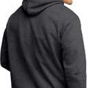 Hanes EcoSmart Hoodie, Midweight Fleece, Pullover Hooded Sweatshirt for Men (Gray, M)